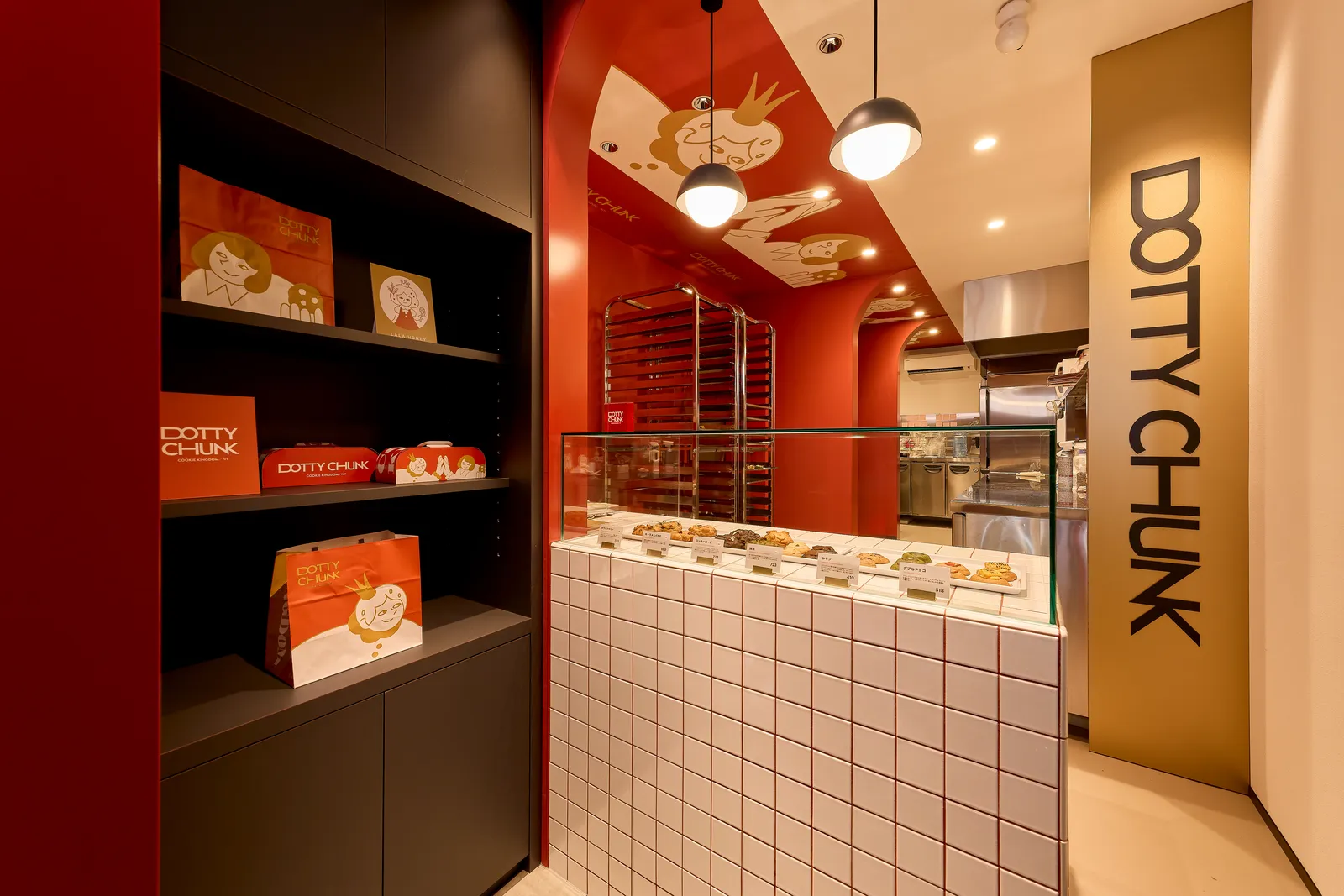 TODAYS合同会社の施工事例: クッキー専門店「DOTTY CHUNK」の内装